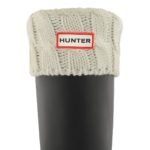 Meias HUNTER 6 Stitch Cable Boot Socks White UAS3036AABNWH