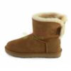 Botas UGG Mini Bailey Knit Bow Chestnut 1007980 CHE