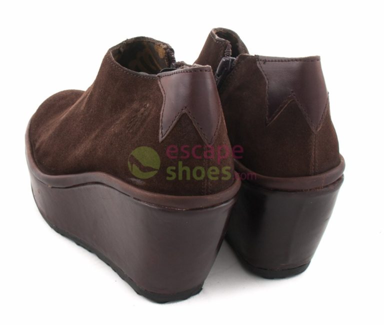 Sapatos FLY LONDON Punch Pelt Suede Brown P500497003