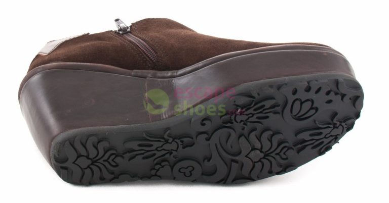 Sapatos FLY LONDON Punch Pelt Suede Brown P500497003