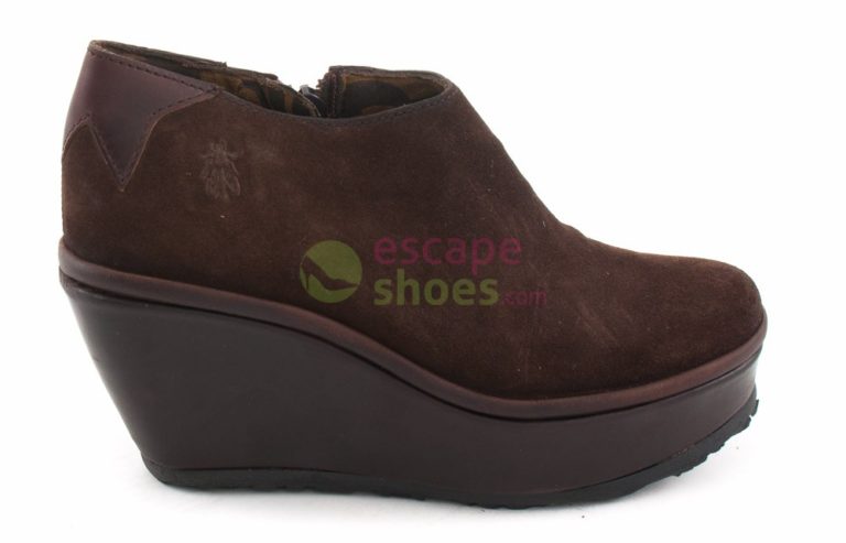 Sapatos FLY LONDON Punch Pelt Suede Brown P500497003