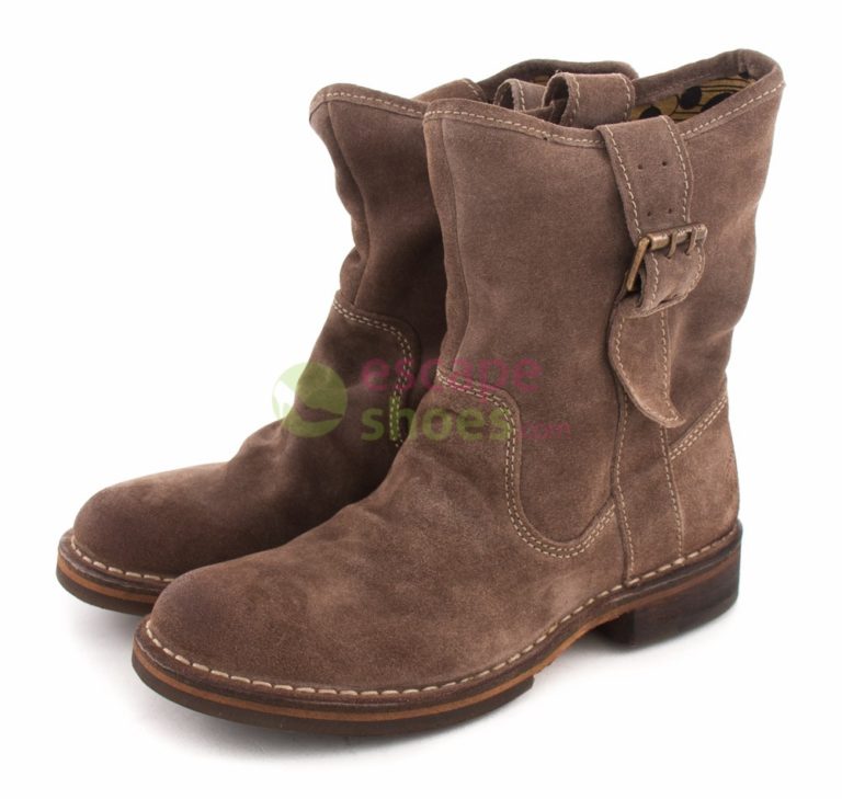 Botins FLY LONDON Norton Nota Suede Taupe P210734006