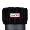 Meias HUNTER Half Cardigan Boot Socks Black UAS3004AACBLK