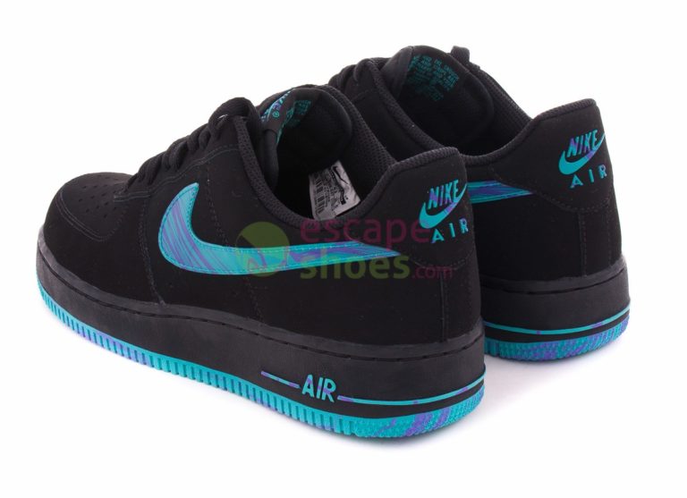 Nike air force on sale 1 black and turquoise