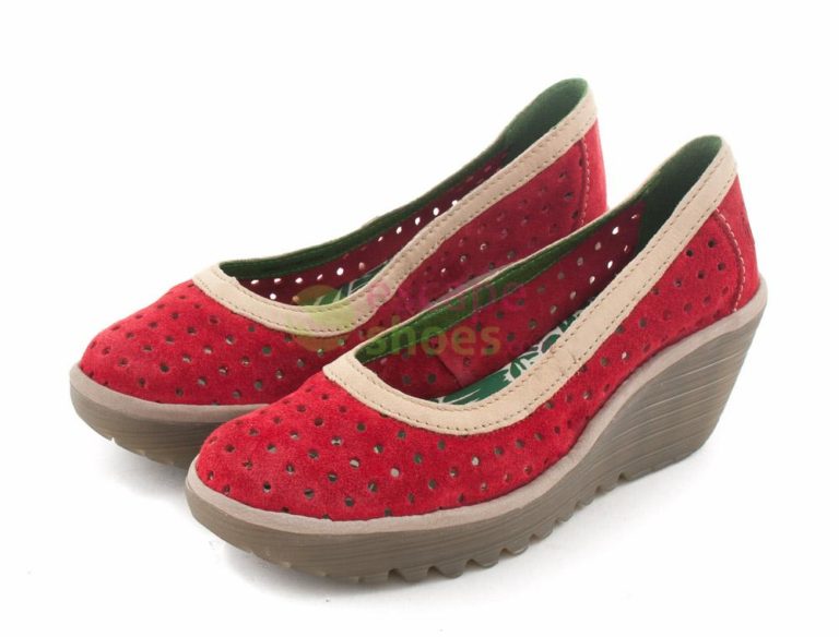 Sapatos FLY LONDON Yellow Yedi Red P500274008