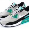 Tenis NIKE Air Max 90 LTR Granite White Black Emerald Green 652980 003