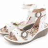 Sandalias FLY LONDON Orange Oreo White P500286013