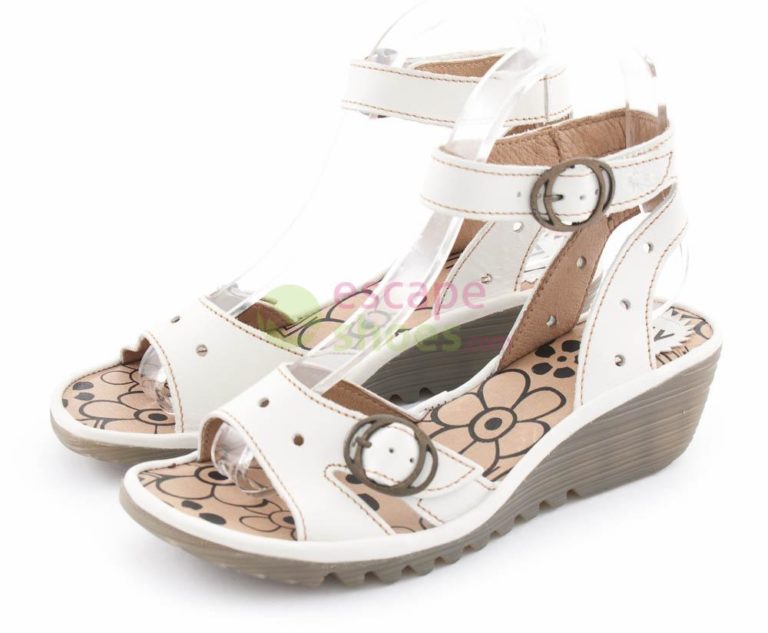 Sandalias FLY LONDON Orange Oreo White P500286013