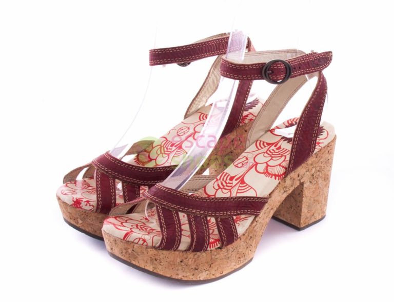 Sandalias FLY LONDON Layla Lint Red P142506006