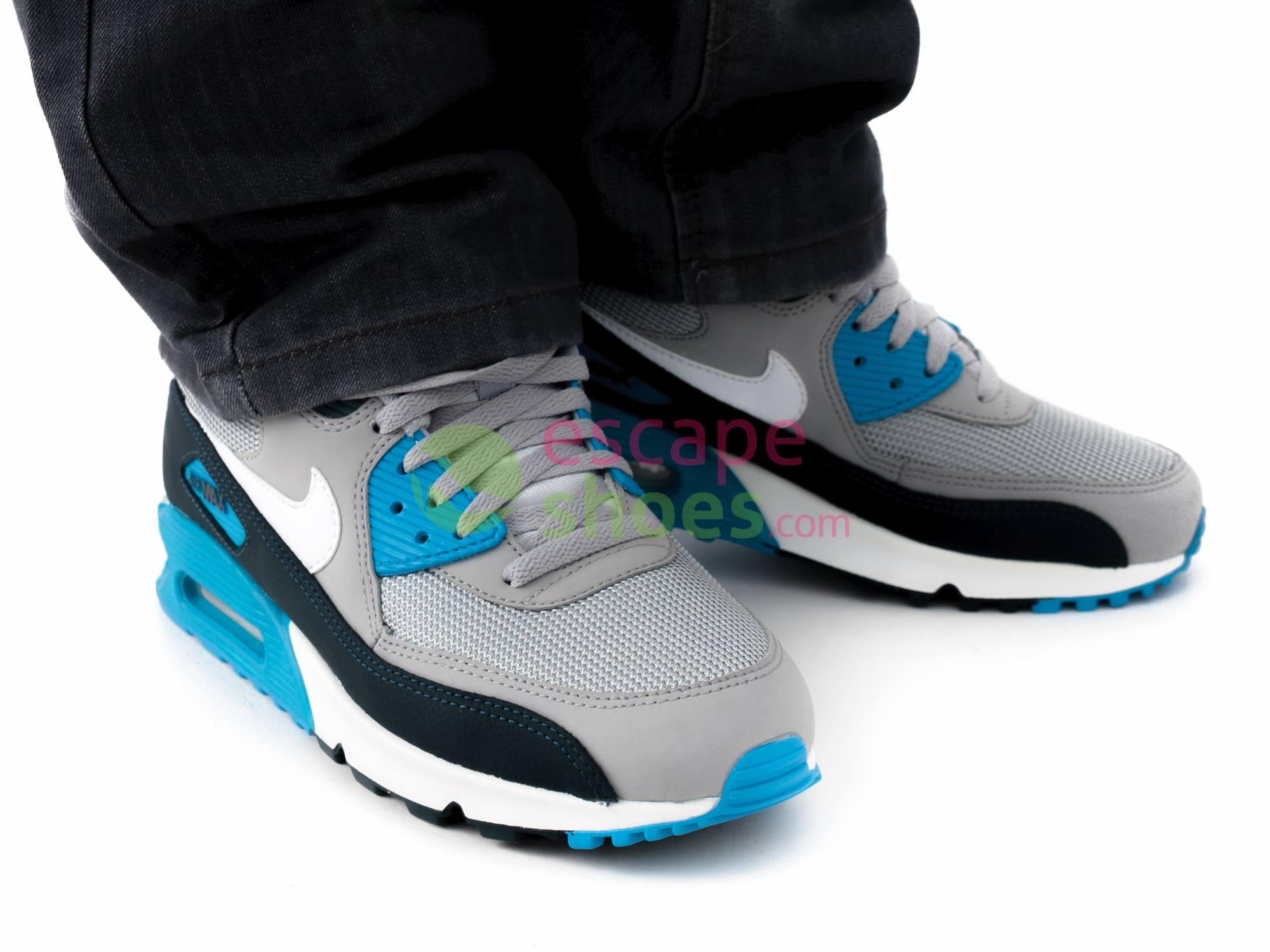 Nike Air Max 90 hombres azules esenciales zapatillas deportivas