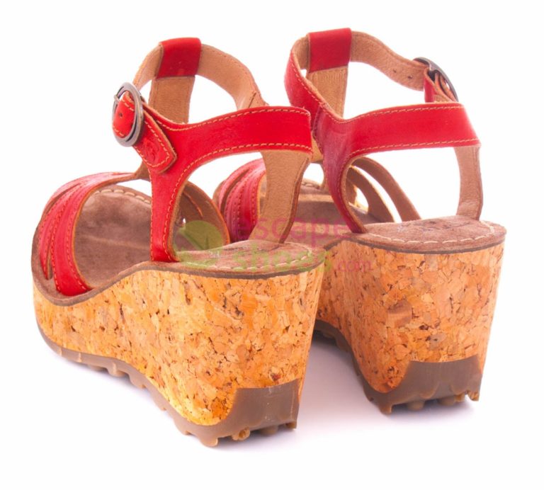 Sandalias FLY LONDON Glam Gold Devil Red P142167023