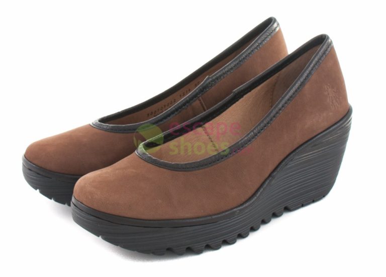 Sapatos FLY LONDON Yellow Yalu Brown P500509002