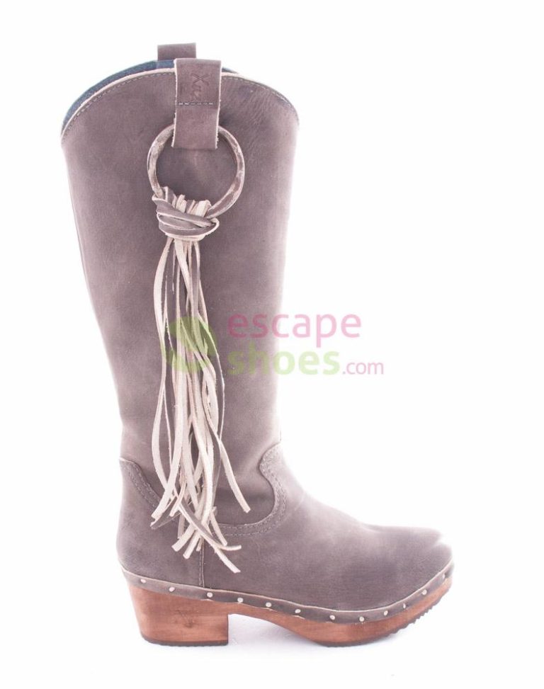 Botas XUZ Com No Fitas Cinza 3897-C