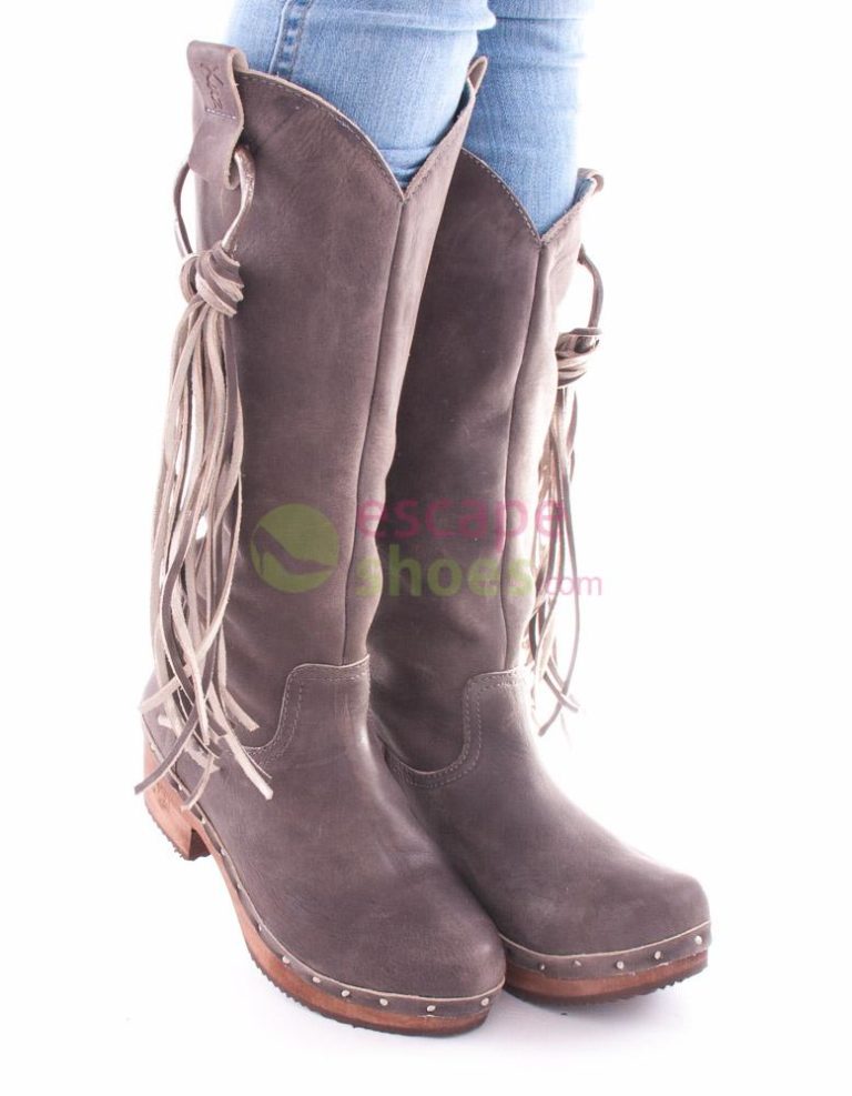 Botas XUZ Com No Fitas Cinza 3897-C