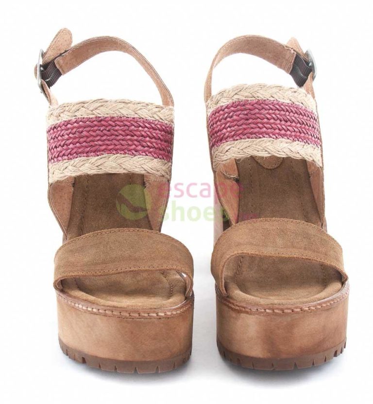 Sandalias XUZ Fita Rafia Rosa Velho 40271