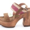 Sandalias XUZ Fita Rafia Rosa Velho 40271