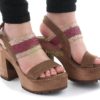 Sandalias XUZ Fita Rafia Rosa Velho 40271