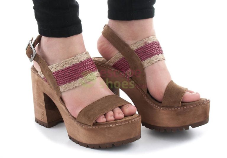 Sandalias XUZ Fita Rafia Rosa Velho 40271