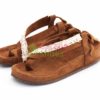 Sandalias XUZ Rasas com Renda Mel 40299-M