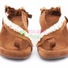 Sandalias XUZ Rasas com Renda Mel 40299-M