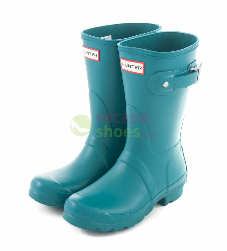 Wellies HUNTER Womens Original Short Bright Peacock WFS1000RMABPC