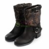 Botins FELMINI 9102 Raisa Preto Ouro