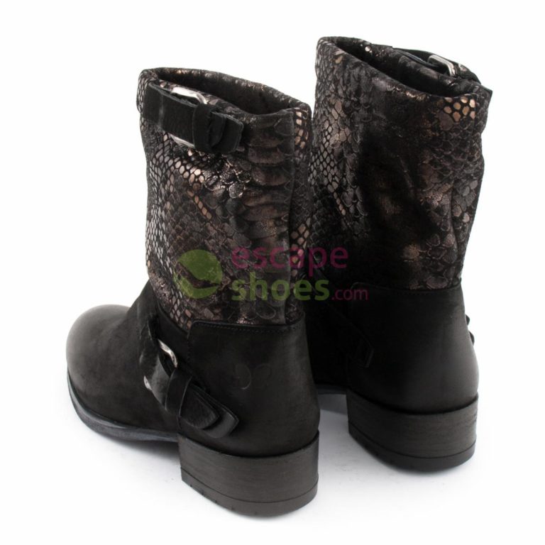 Botins FELMINI 9102 Raisa Preto Ouro