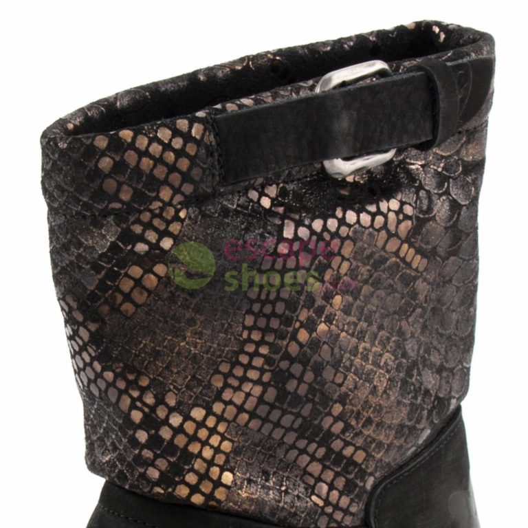 Botins FELMINI 9102 Raisa Preto Ouro