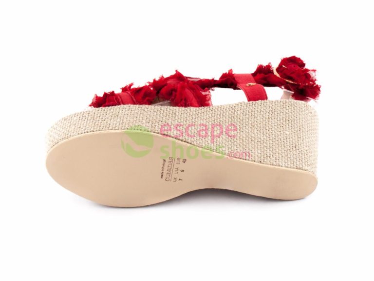 Sandalias CUBANAS Pailas 410 Scarlet