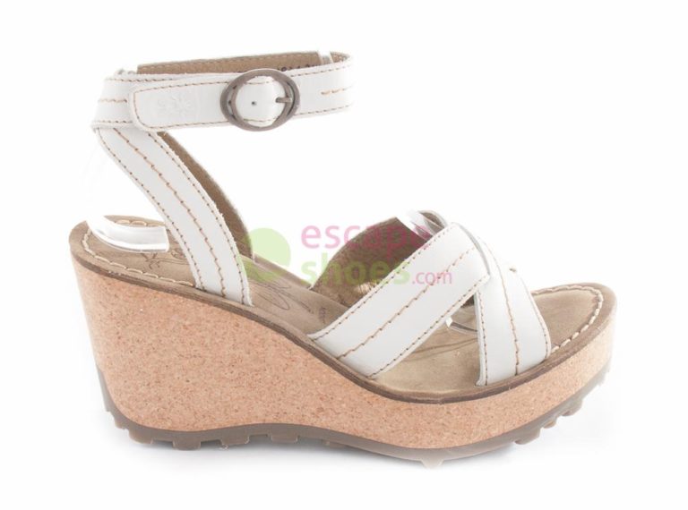 Sandalias FLY LONDON Glam Gera White P143439000