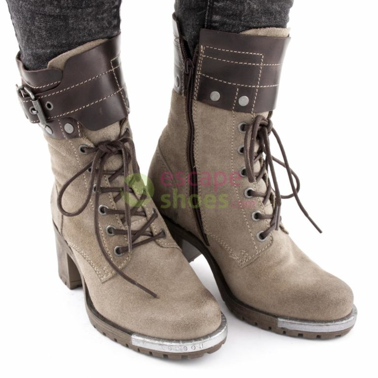 Botas FLY LONDON Logger Lask Suede Taupe P143258006