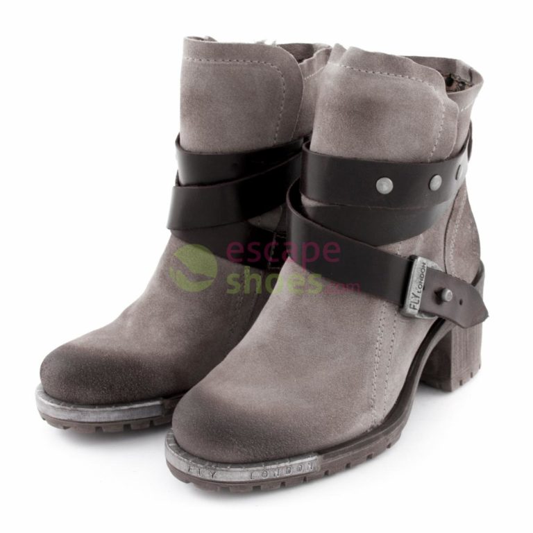 Botins FLY LONDON Logger Lok Suede Brown P143274006