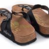 Sandalias BIRKENSTOCK Papillio 268641 Gizeh Textil Flowers Black