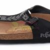 Sandalias BIRKENSTOCK Papillio 268641 Gizeh Textil Flowers Black