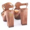 Sandalias XUZ Camurca Castanha Com Fivela 40266-CS