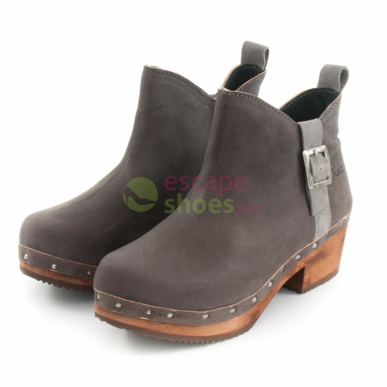 Botins XUZ Com Fivela Cinza 25474-C