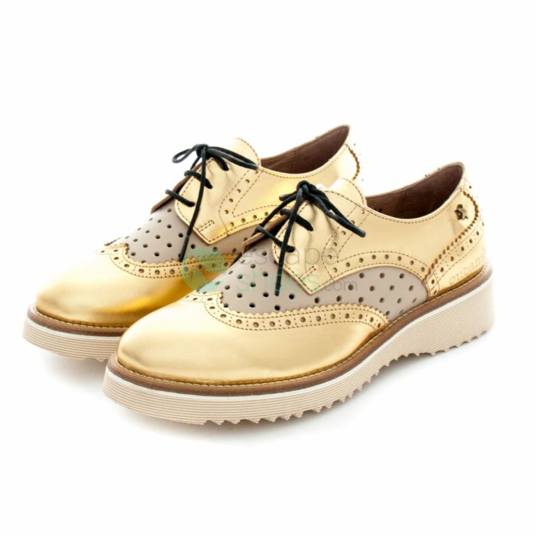 Sapatos CUBANAS Dune110 Light Gold Bone