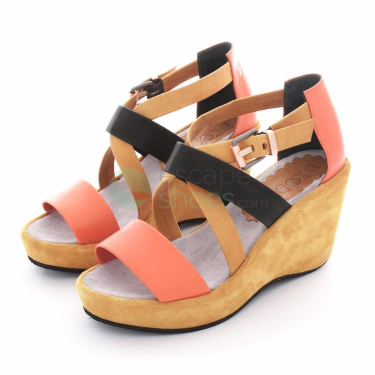 Sandalias DKODE Lorna Coral Yellow Black SS1612388 008