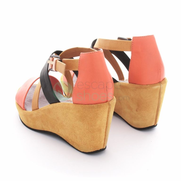 Sandalias DKODE Lorna Coral Yellow Black SS1612388 008