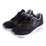 NIKE Wmns Air Max 1 Ultra Essentials Black Grey Metallic Silver 704993 004