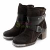 Botins FLY LONDON Logger Lok Suede Expresso P143274009