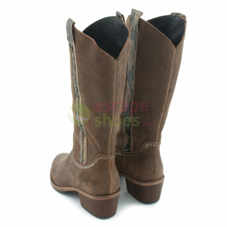 Botas XUZ Com Lantejoulas Castanhas 3945-CS