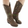 Botas XUZ Com Lantejoulas Castanhas 3945-CS