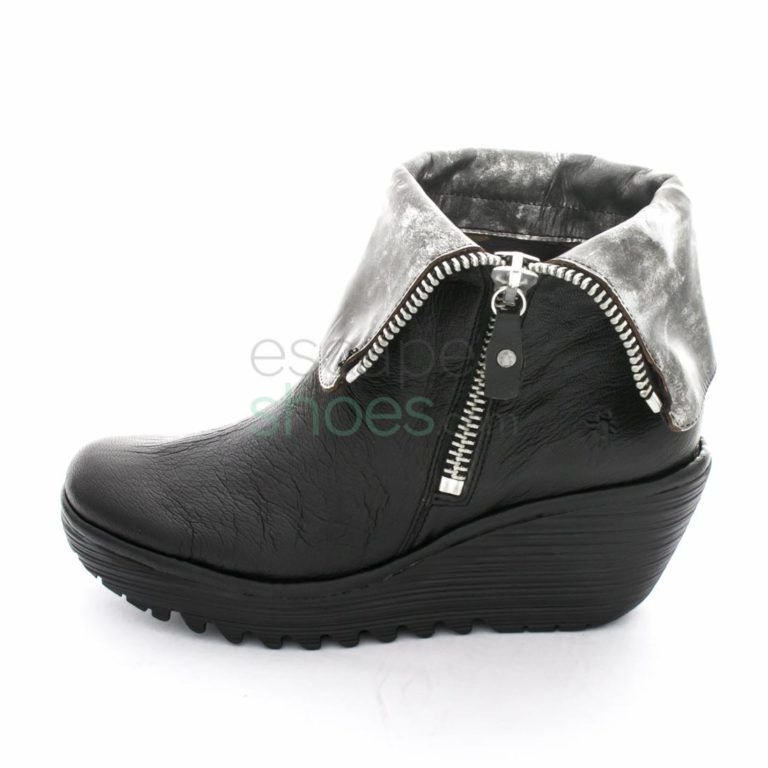 Botins FLY LONDON Yellow Yex668 Black Silver P500668003