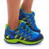 Tenis SALOMON XA Pro 3D Climashield Waterproof Junior Union Blue Green 390438