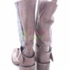 Botas XUZ Salmao Lateral Pele Cinza 7491-C