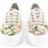 Tenis SIXTYSEVEN 76705 Monet Multicolour Canvas Olive White