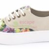 Tenis SIXTYSEVEN 76705 Monet Multicolour Canvas Olive White