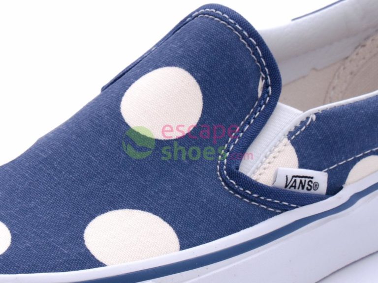 Vans classic slip on sale on polka dot