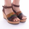 Sandalias FLY LONDON Glam Gody661 Tan Black Mustard P143661002